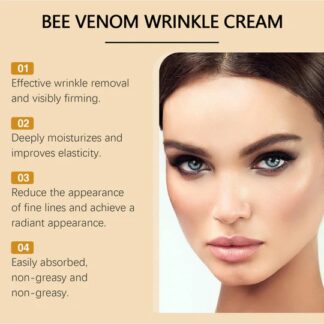Bee Venom Botox Face Cream – Whitening, Anti-Aging & Deep Moisturizing Skincare for Bright, Smooth & Hydrated Skin