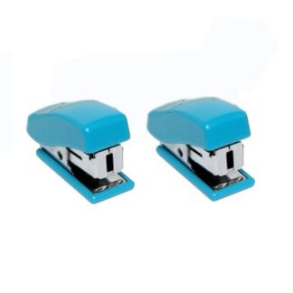 Pack of 2 Mini Staplers with Pins – Compact, Smooth, and High-Quality Office & School Use (Random color)