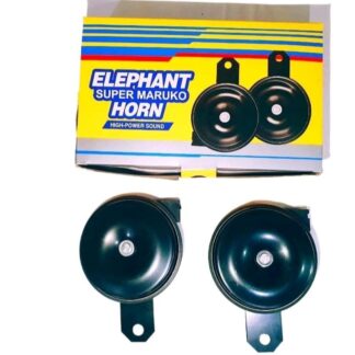High Sound Elephant Horn for Cars & Bikes – Super Loud 12V Universal Vehicle Horn | Durable, Long-Lasting, Clear & Powerful Sound for Maximum Road Safety | Easy Plug & Play Installation | Compatible with All Cars, Motorcycles & Scooters