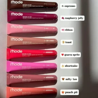 8 Colors Rhode Lip Care Series | Tinted Lip Balm | Lasting Moisturizing Blushes | Hydrated Lip Gel Oil | Pout Lips Long-acting Lip Treatment