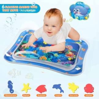 Inflatable Leakproof Tummy Time Water Mat for Kids – Safe & Fun Baby Play Mat (Random Color
