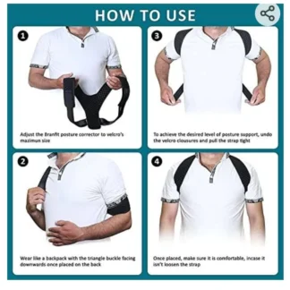 Energizing Posture Support - Back Pain Relief Belt.