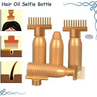 Hair Oil Applicator Bottle, Root oiling Comb bottle for Hair Coloring, Shampoo, Oiling, Dye, and Scalp Treatment for home & commercial (Empty Bottle)