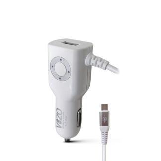 Diamond Car Charger with Built-in Micro Cable & LED Light | Car Charger - Micro Cable Charger 