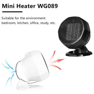 Miniature heater model WG-089..  Flexible 1800W Portable Electric Heater Fan Winter Warm Hot Fan Home Office Winter Warmer(ra