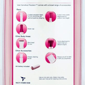 Veet Sensitive Precision Beauty Styler For Women (cell operated)
