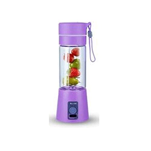 Juicer Portable Outdoor Juicing Cup Home Mini Cordless Crushed Ice Machine USB Charging Fruit Vegetable Blender 6 blades (200
