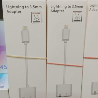 Apple iPhone Connector Lightning to 3.5mm Earphone Jack & Mobile Charging Jack