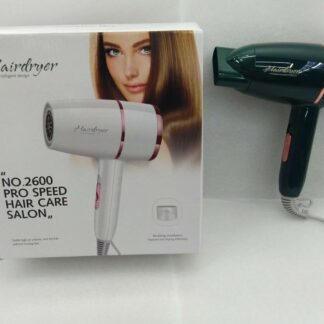 Professional Hair Dryer High Power Styling Tools Blow Dryer Hot & Cool EU Plug (No 2600) Pro Speed Hair Care (Random Color)