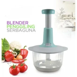 Multifunctional Manual Pushing Chopper with Beater & (Grater , Shredder,  Slicer Plate) High Quality(random color )