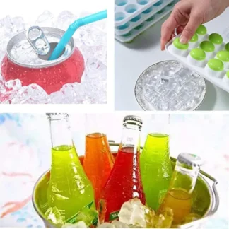 Popup ice cube tray Silicone Mould Jelly Shots/Chocolate (Random Color)