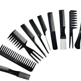 (10 Pcs) Multipurpose Salon Hair Styling Hairdressing hairdresser Barber Combs Professional Comb Kit