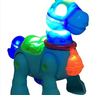 Walking Musical Pony Horse - Lights and Sounds - Interactive Kid Fun Toy (Random color)