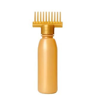 Hair Oil Applicator Bottle, Root oiling Comb bottle for Hair Coloring, Shampoo, Oiling and Dye ( Empty Bottle)