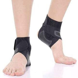 1 Pcs Right Foot Breathable Ankle Brace for Sprained Ankle,Stabilize Ligaments,Prevent Re Injury for men & women with Adjustable Wrap