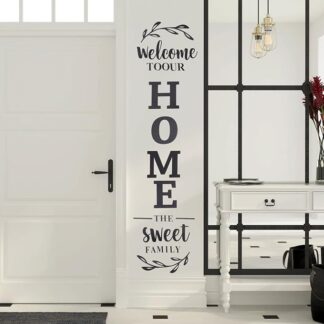 3d Wall art Welcome to Our Home the Sweet Family Wall Decoration for Home Office Dorm