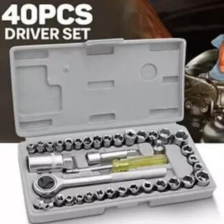 40pcs Aiwa Socket Wrench  Tool Kit & Screwdriver And Socket Set