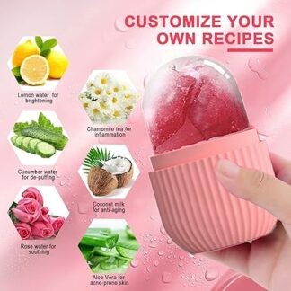 (without box )Reusable Facial Ice Roller for Face | Enhance Skin Glow Shrink &Tighten Pores with stopper premium Quality (random color)