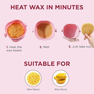 Portable Silicone Wax Warmer | Foldable Wax Heater - Electric (Random color)