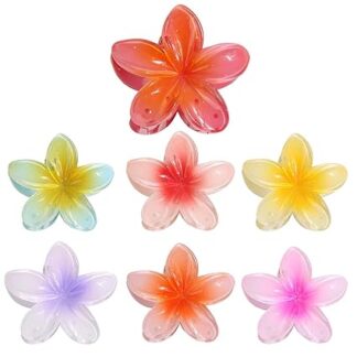 Pack of 3 - Flower Hair Clip Colorful Hair Band For girls & Women