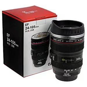 Stainless Steel Camera Coffee Lens Mug , White Black Coffee Mugs - Looking for Stainless Steel Camera Coffee Lens Mug