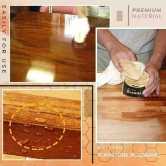 Wood Seasoning Beewax Polish - Complete Solution Furniture Care 1 Polishing Beeswax ( Hard Base )