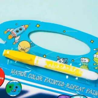 Magical Drawing Books With Pen, Water Reveal Activity Book For Kid  (random Design Books)