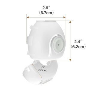 2 pcs door knob cover Baby Safety Door Knob Covers Doorknob Locks Child Children Kids Proof(random color )