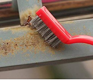 Gas Stove Cleaning Wire Brush Kitchen Tool Metal Fiber Brush – Set of 3 Brush