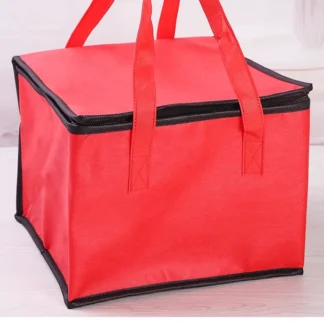 Portable Lunch Cooler Bag Folding Insulation Picnic Ice Pack Food Thermal Bag (random color)