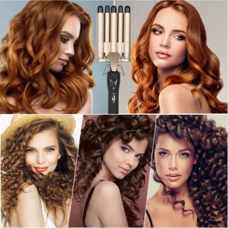 MO-6003  hair curler Professional Hair Straightener for Curly and Wavy Hair 5 Tubes