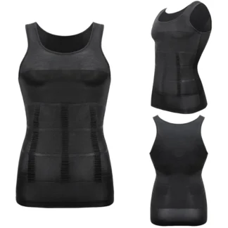 Slim n Fit Body Shaper Vest Shirt - Tank Top Sleeveless Shapewear For Men
