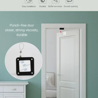 Punch-Free Automatic Sensor Door Closer (BIG SIZE)