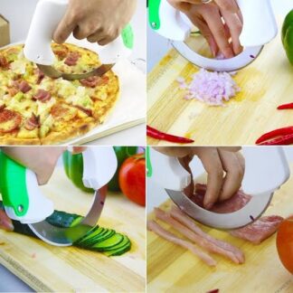 Circular Rolling Knife Stainless Steel, Universal Kitchen Knife, Round Knife Kitchen Cutter, Circular Rolling Knife - Looking