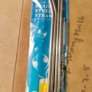 stainless steel straw 5 pcs pack