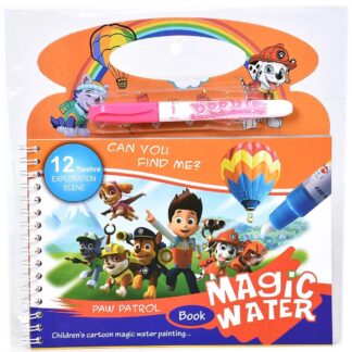 Magic Coloring Book with Water Pen(Number of pages 4)random color