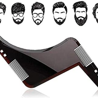 Beard Shaping Tool Template. Beard Shaper Tool Plus Comb