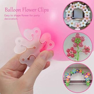Pack Of 10pcs Balloons Clip - Flower Stand Clip Holder for Balloons - Balloons Tie Holder Birthday Wedding Party Decoration