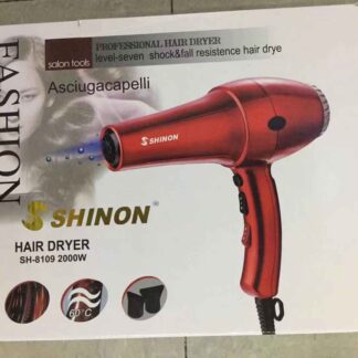 ( red color ) Shinon Hair Dryers Salon Home Used Professional Blow Hair Dryer With complete accessories - Looking for ( red