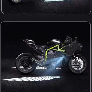 Bluetooth control angel wing light multicolor for all bikes and car uneversa