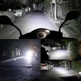2PCS Work Lights 6 LED Motorcycle Headlight Spot Light Waterproof Super Bright Auxiliary Scooters Universal 12v Led Bar