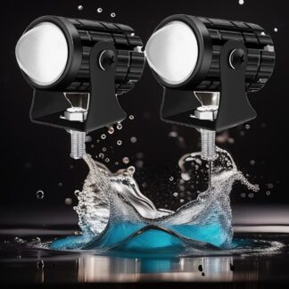 2 pcs Mini drive fog light with ( 3 point ) gift fog light for all bikes With Yellow & white colour . For Bike ,Car , Jeep .