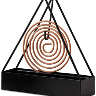 Triangular Mosquito Coil Holder, Spiral Mosquito Coil Holder Insect Repellent Incense Rack (random color)
