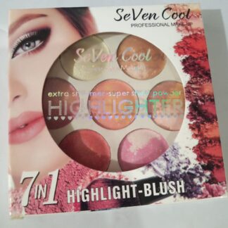 (Pack of 2) Seven Cool Blush & 2 in 1 Mascara Liner Deal