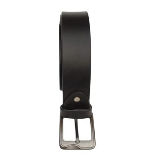 (Big Size) - Men buffalo leather belt | Waist Belt for boys & Mens (Black)