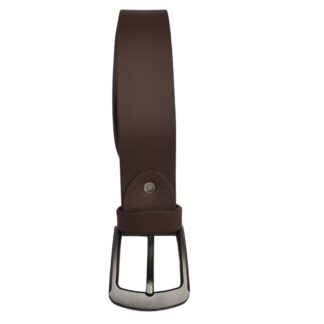 (Big Size) - Men Buffalo plain leather belt | Waist Belt for boys & Mens (Dark Brown)