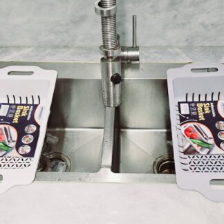 Kitchen Plastic Dish Drainer and Drying Rack Sink Basket for Washing Bowls Utensils Vegetables Fruits Storage Organizer (Random color)