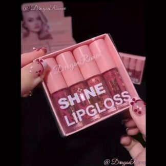 pack of 4 Shiny Nude lipgloss