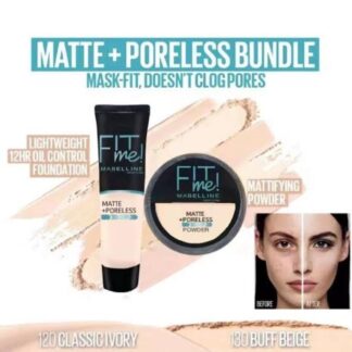 Fit me foundation and face powder gift pack