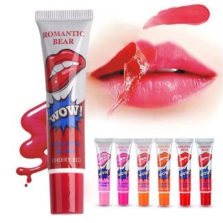 (pack of 6 ) 6pcs Peel Off Liquid Lipstick Waterproof & Long Lasting Lip Tint